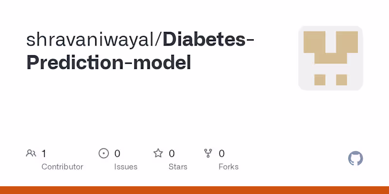 Cover image for Diabetes Prediction using Logistic Regression