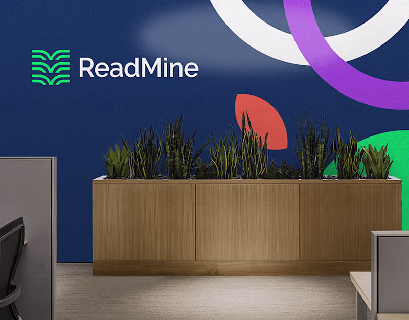 Cover image for ReadMine Brand Identity