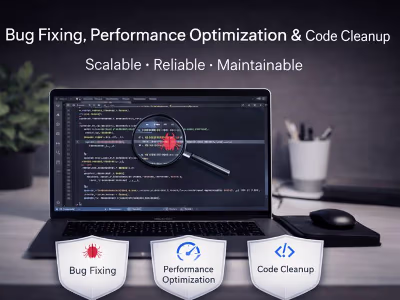Cover image for Bug Fixing & Code Refactoring