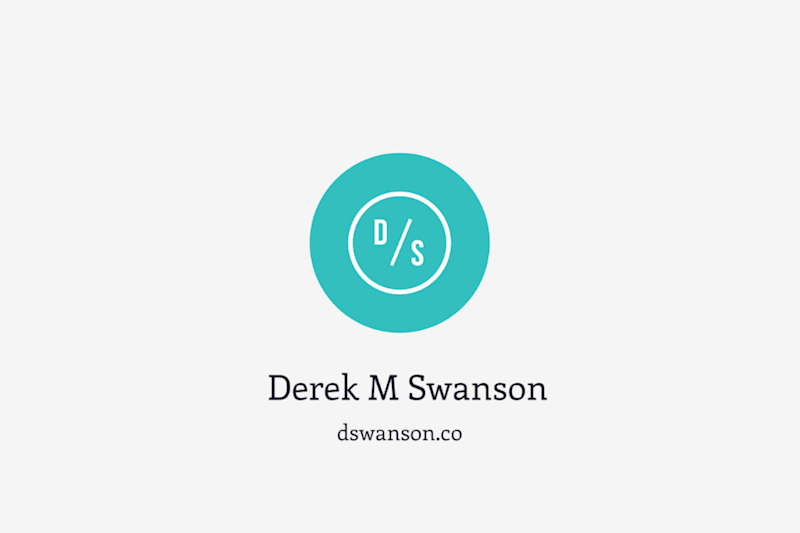 Cover image for Derek M Swanson Reel