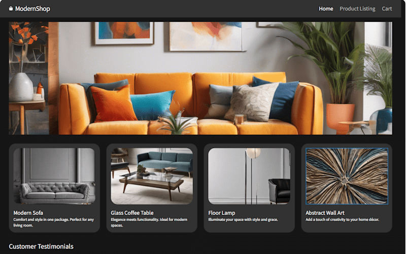 Cover image for Modern E-Commerce Website — Built with Next.js