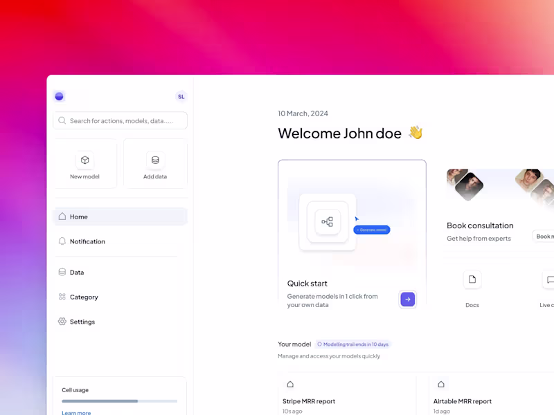 Cover image for UI/UX design  for Seamless SaaS Experience