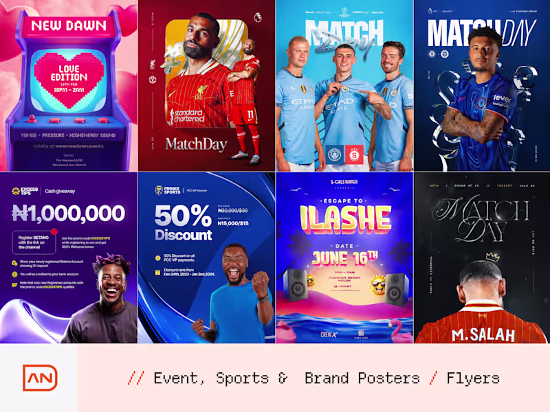 Cover image for Eye Catching Posters, flyers and ad for your brand