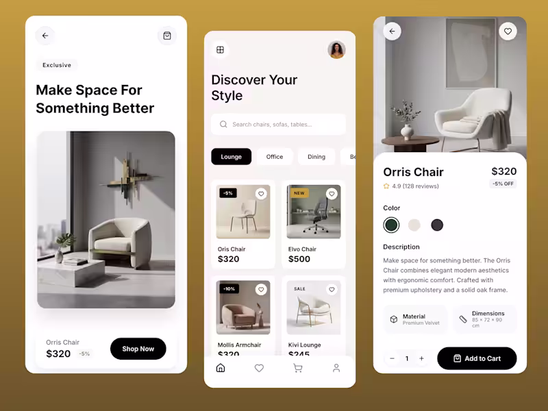 Cover image for A modern furniture shopping app