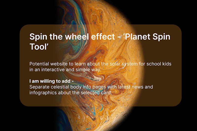 Cover image for Spin Card Animation - Planet e-learning 