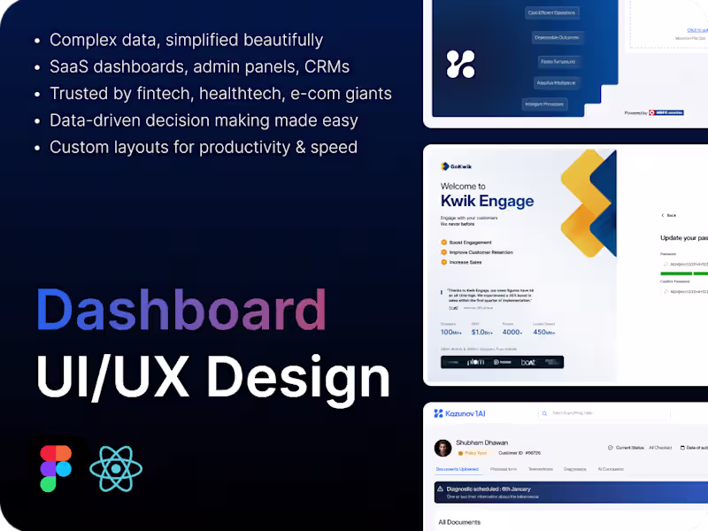 Cover image for Dashboard UX/UI Design
