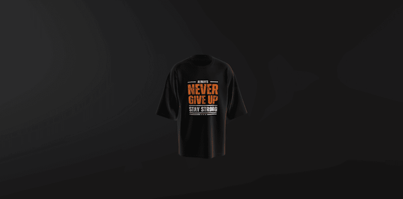 Cover image for T-Shirt Design and 3D mockup 