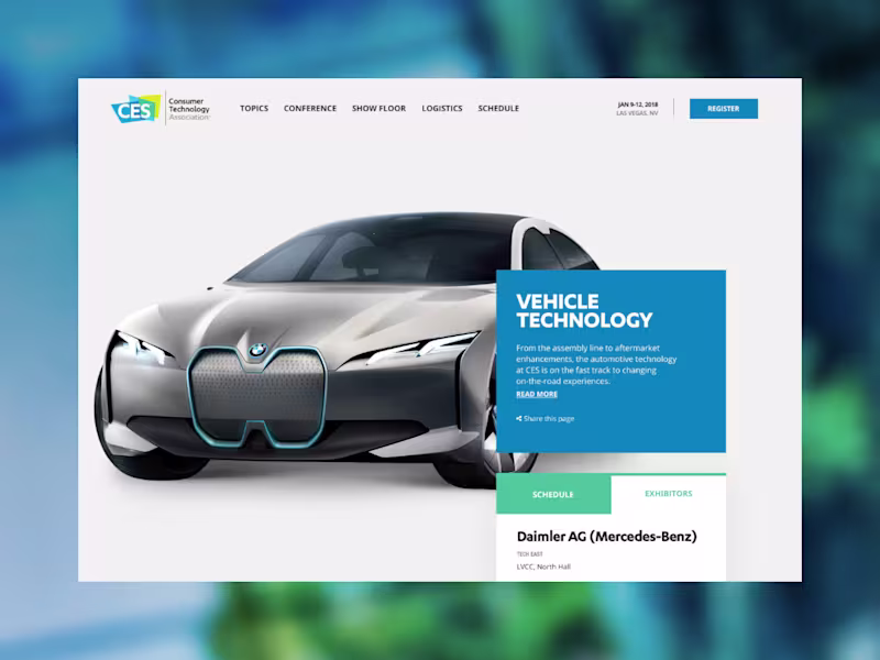 Cover image for CES | Scalable Tech Showcase Platform