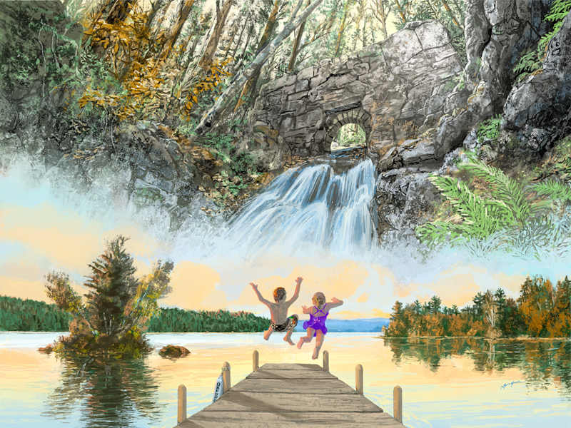 Cover image for Mural: Waterways of Oxford, Maine