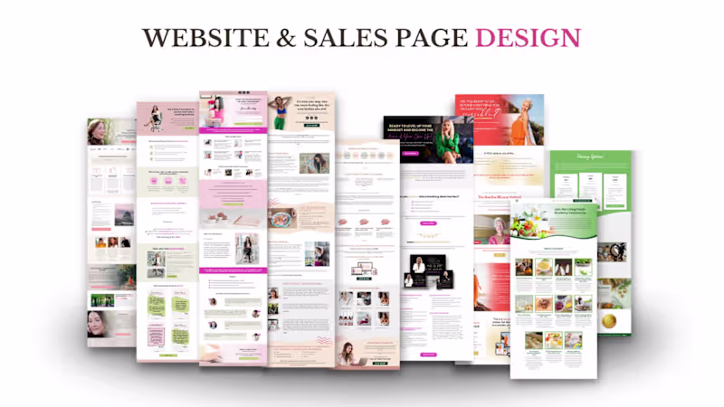 Cover image for Website and Sales Pages Design in Kajabi