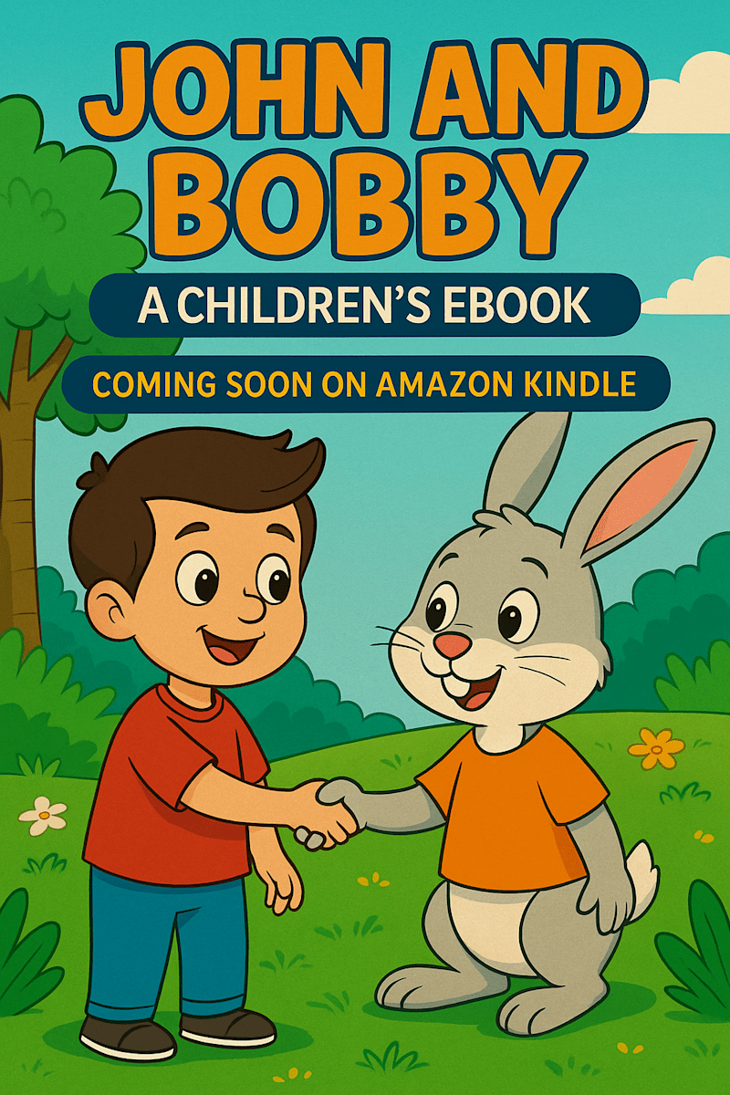 Cover image for John and Booby Chidren Ebook coming soon on Amazon 