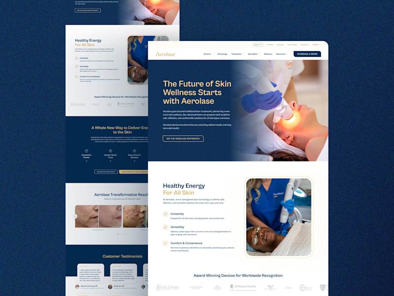Cover image for Aerolase Website 