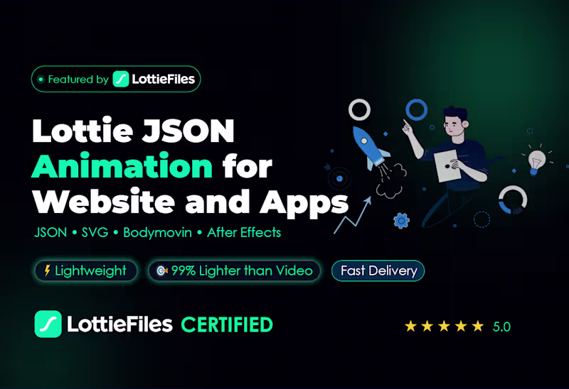 Cover image for Lottie Animation & Website Motion Design