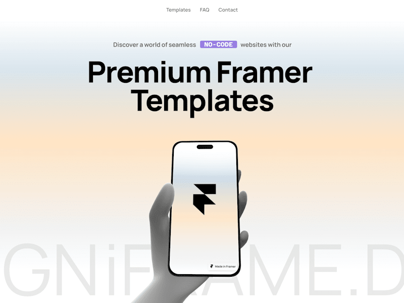 Cover image for Framer Templates by iframe.design
