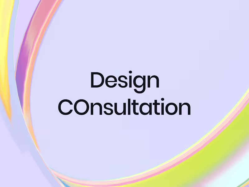 Cover image for 60-Minute Design Consultation