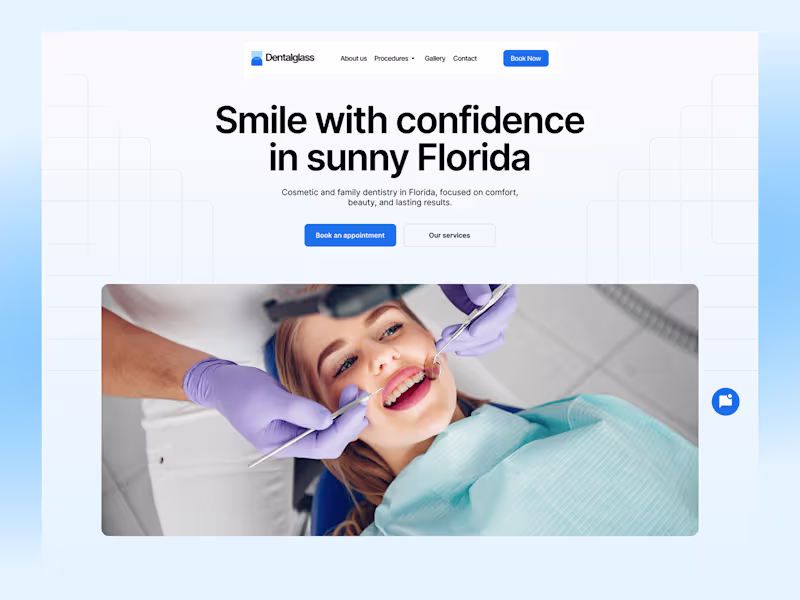 Cover image for Dental Clinic Clean and trustworthy