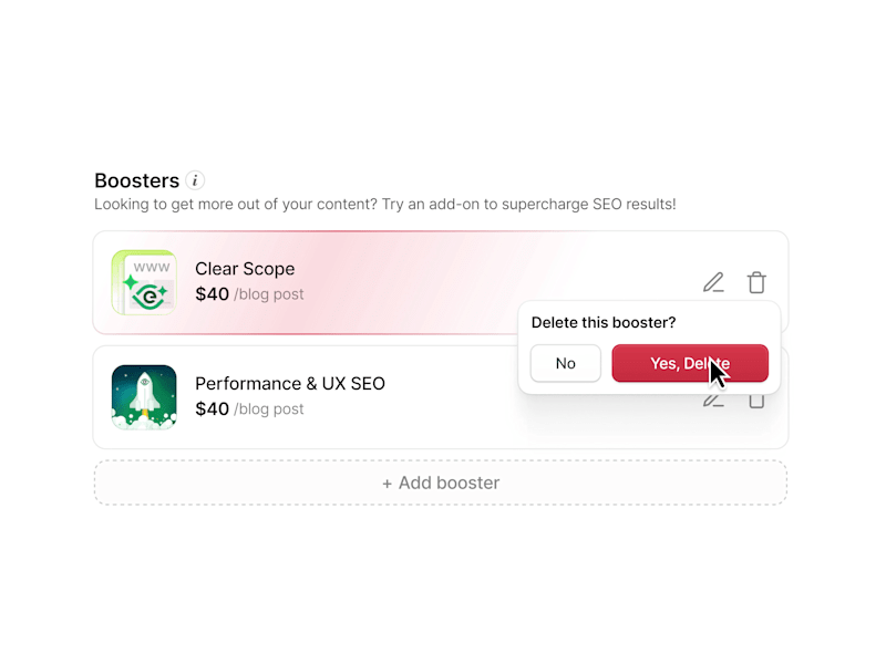 Cover image for Contextual delete confirmation for SaaS