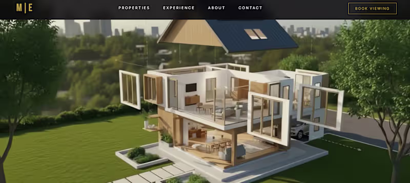 Cover image for A Modern Real Estate Website