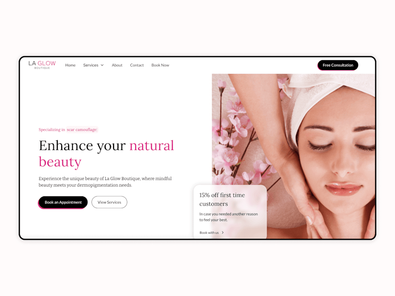 Cover image for La Glow Boutique (Website)