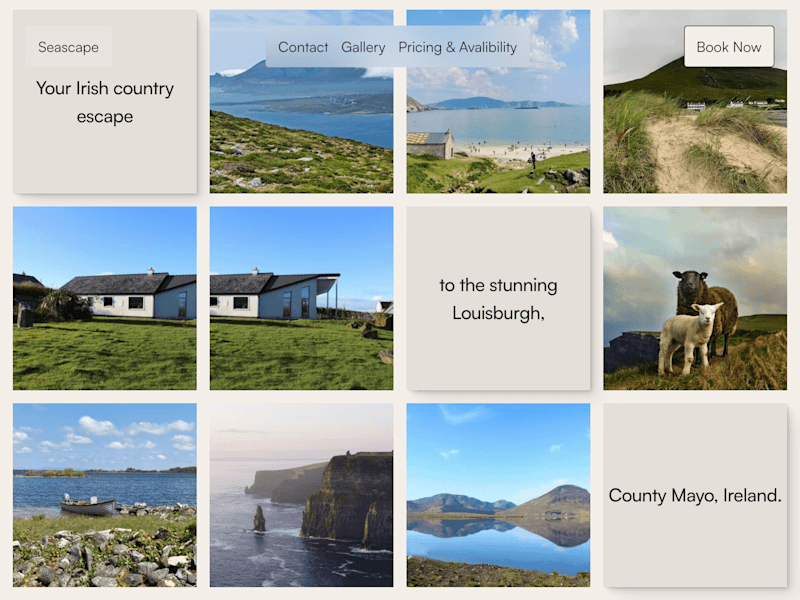 Cover image for Framer website for holiday rental