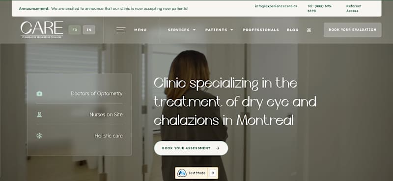 Cover image for Eye Care Web App (Webflow, Wized, Xano, Airtable, Memberstack)
