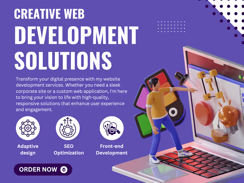 Cover image for Frontend Developer (HTML/CSS/JavaScript/jQuery/Bootstrap)