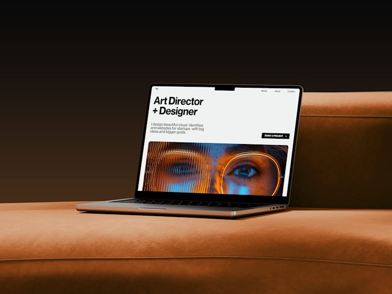 Cover image for Minimal Designer Portfolio – Figma to Webflow