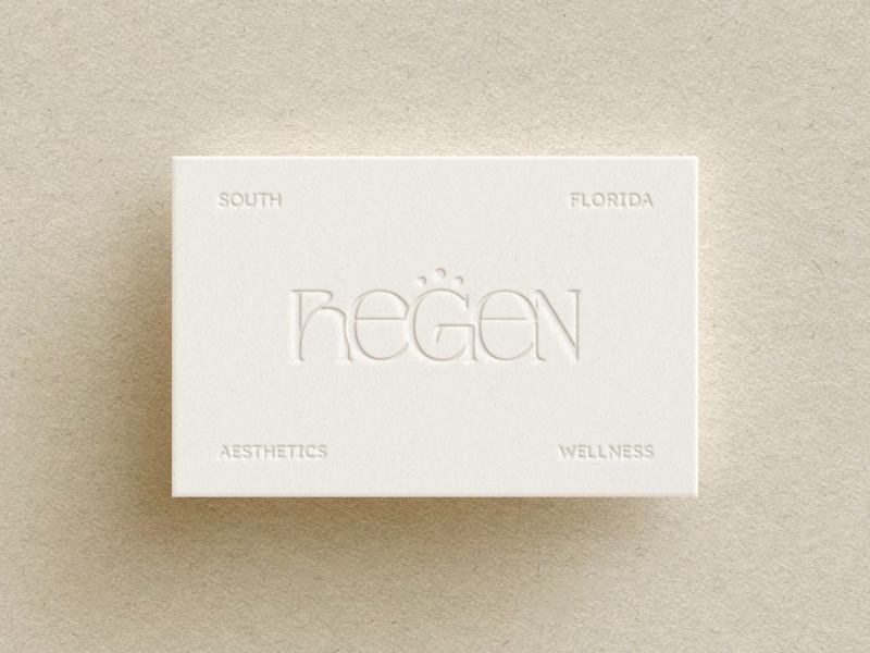 Cover image for Regen | Aesthetics and Wellness Brand Identity