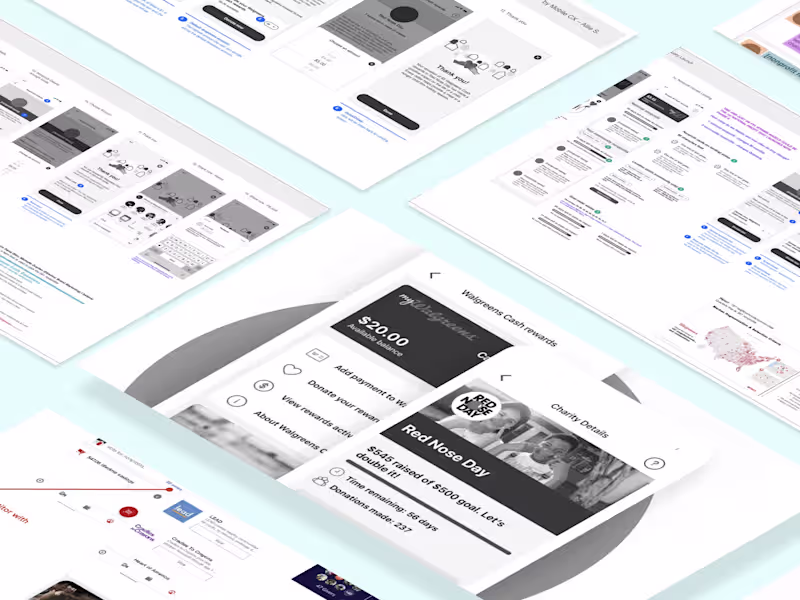 Cover image for Experience design of donating your loyalty rewards to a charity