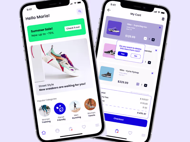 Cover image for E-commerce shop app