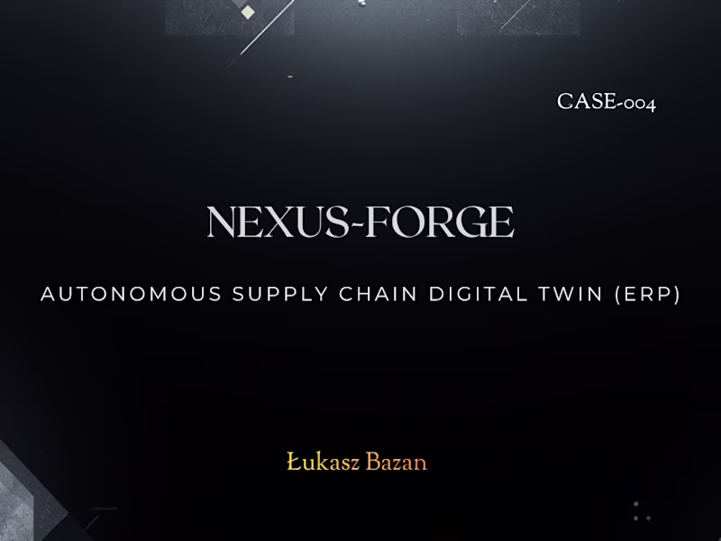 Cover image for NEXUS-FORGE is a proprietary Tier-0