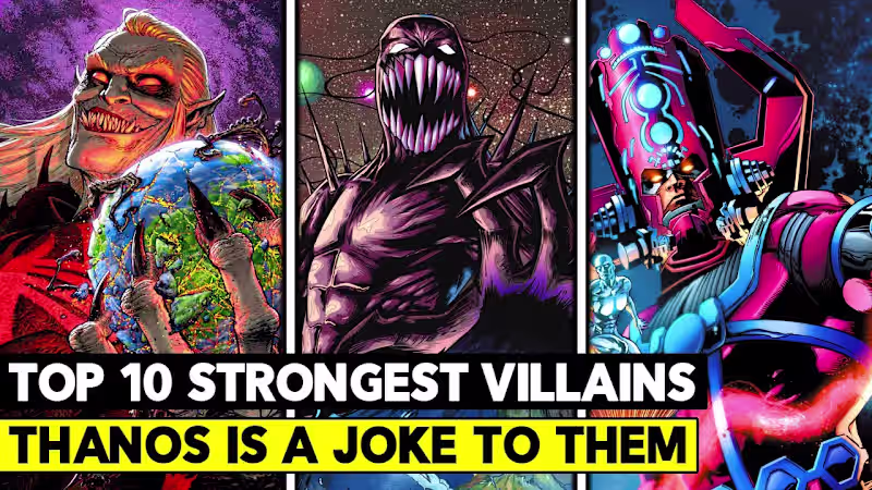 Cover image for Top 10 Strongest Villains in The Marvel Universe! - YouTube