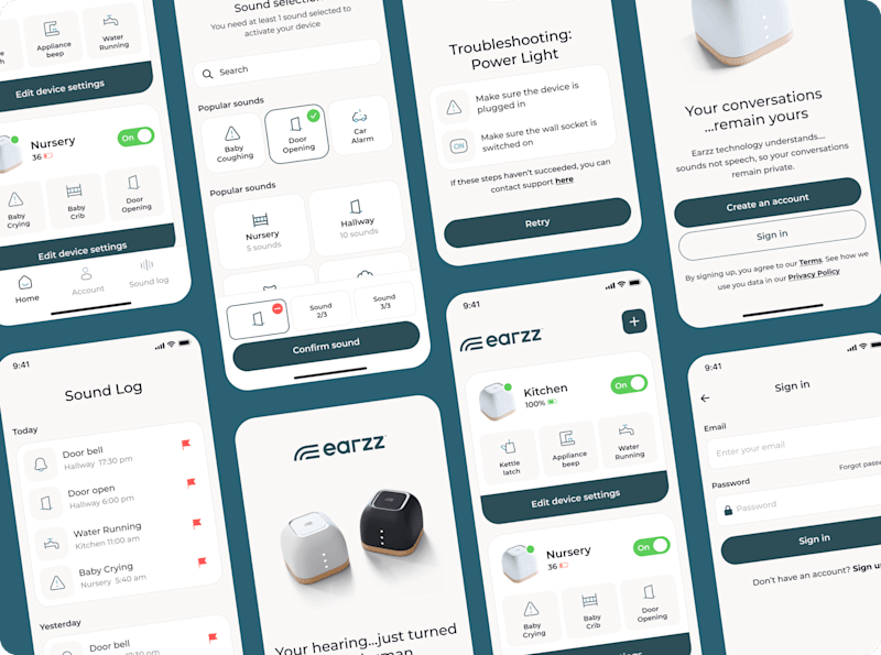 Cover image for Earzz  - Designing the MVP for a innovative smart home device
