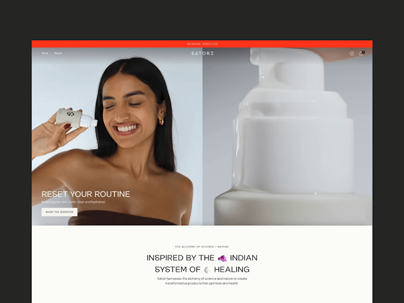 Cover image for Satori Skin - Shopify Semi-Custom Updates + Development