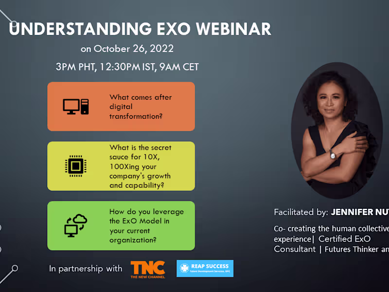 Cover image for Understanding ExO Webinar