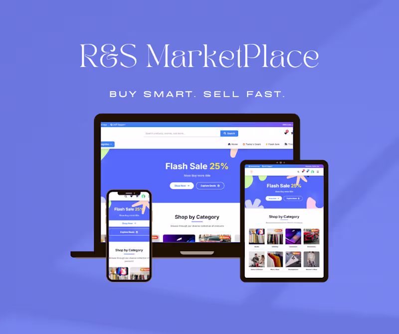 Cover image for R&S Marketplace - E-Commerce Platform