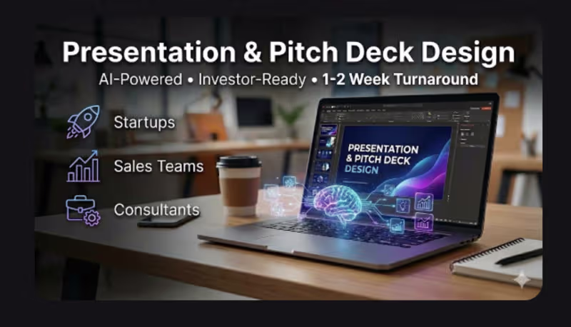 Cover image for Presentation & Pitch Deck Design