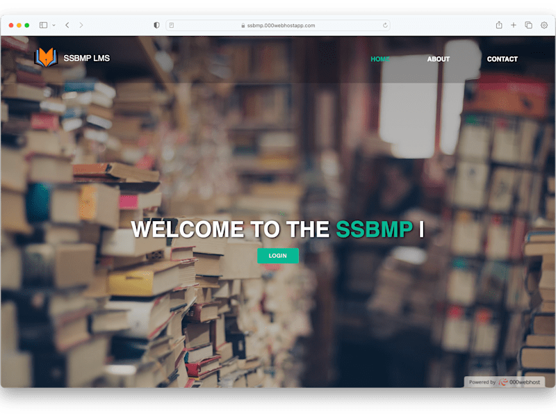 Cover image for Web-Based Library Management System