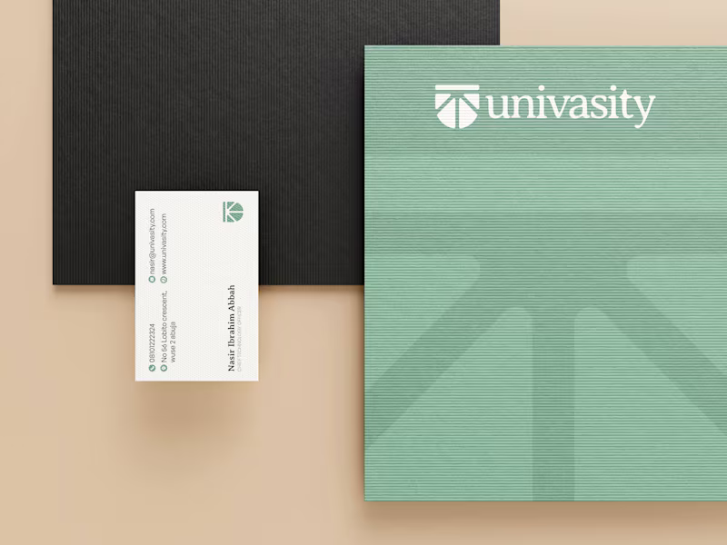 Cover image for Univasity Brand Identity and Guideline Design
