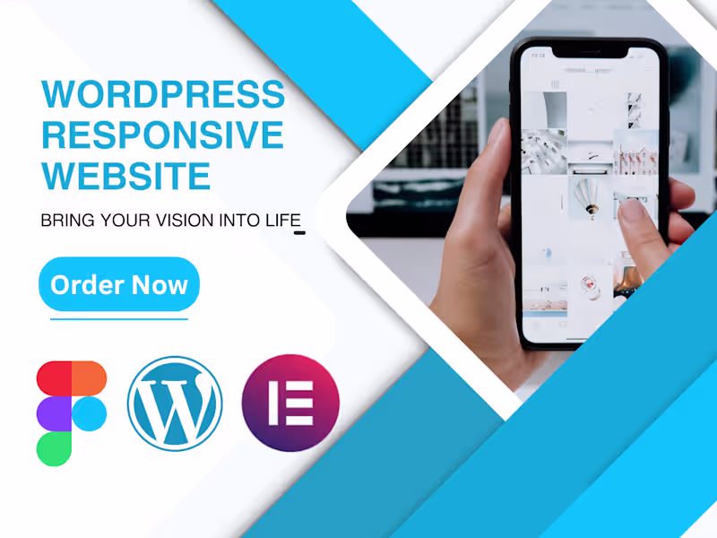 Cover image for Wordpress website development, design wordpress, build wordpress