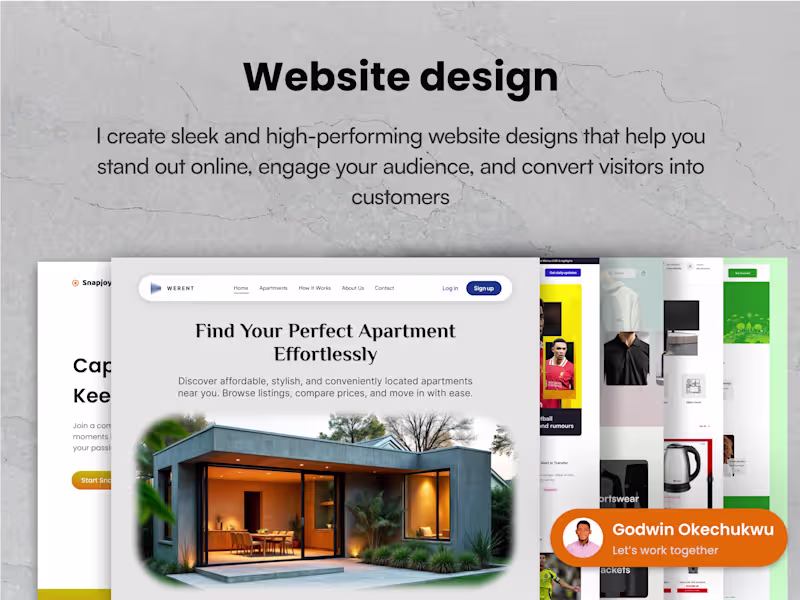 Cover image for Professional Website Ui Design 