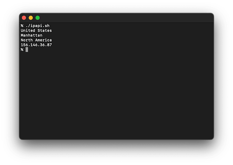 Cover image for Shell Script for IP Address Location