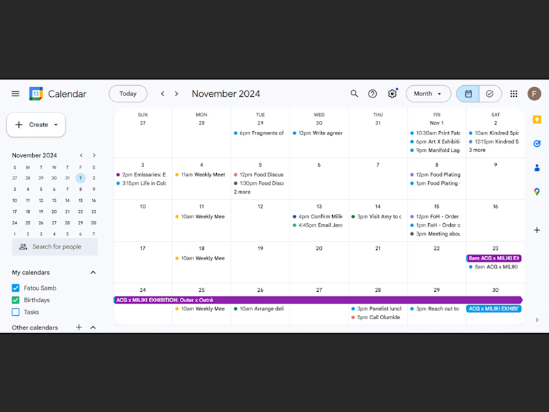 Cover image for Colour Coded Calendar Management