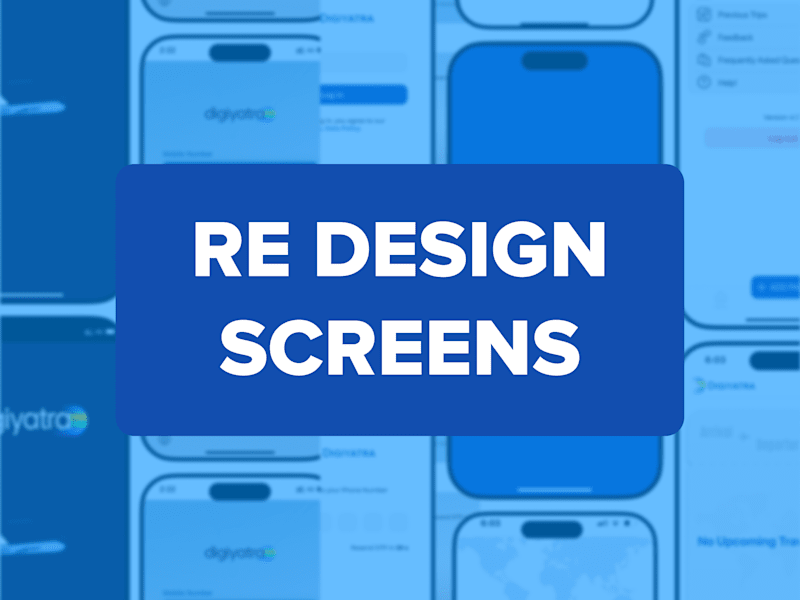 Cover image for ReDesign App UI | UI/UX design