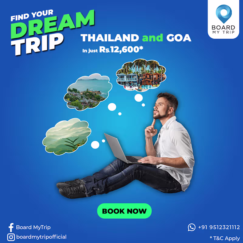 Cover image for Board MyTrip (Tours and Travels)