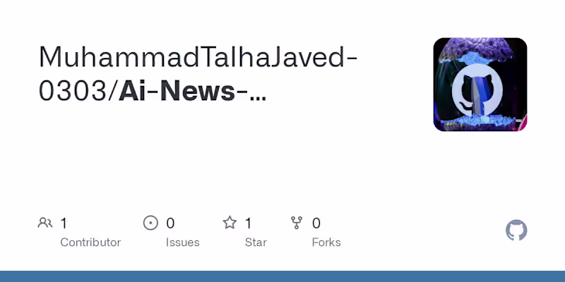 Cover image for AI News Automation Bot