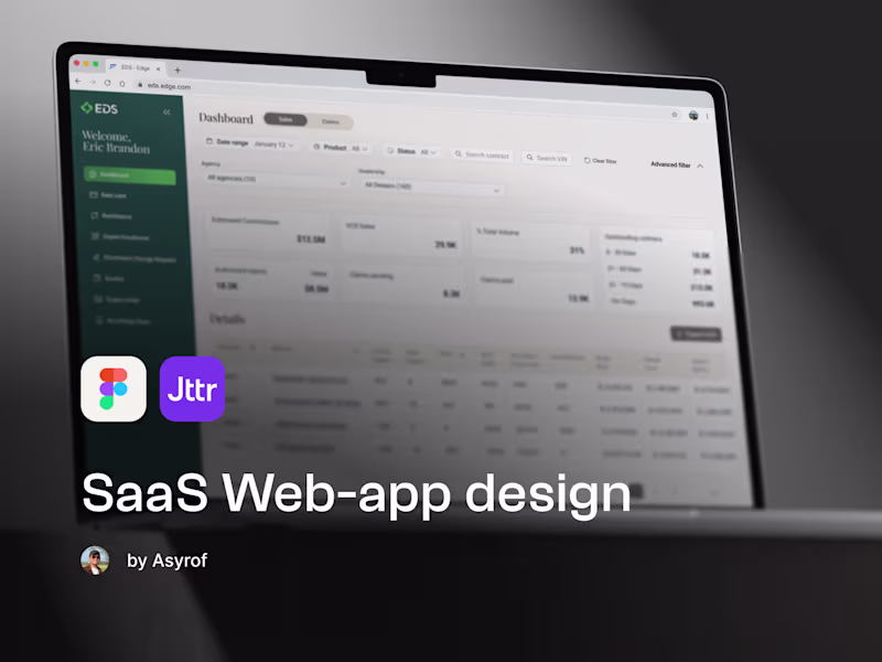 Cover image for SaaS Web-app design