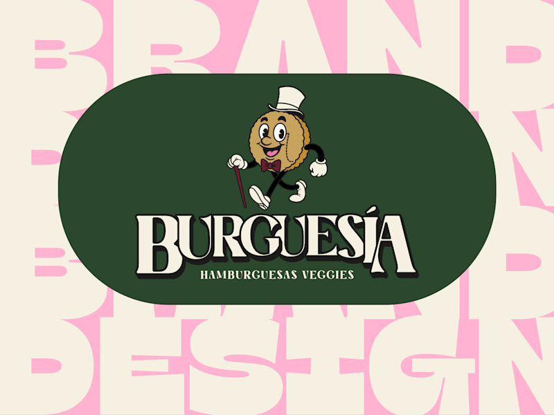 Cover image for Brand Design for Burguesía: Gourmet Veggie Burgers