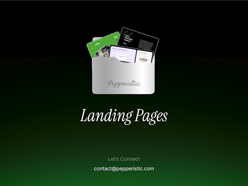 Cover image for Conversion-Focused Landing Page Designs