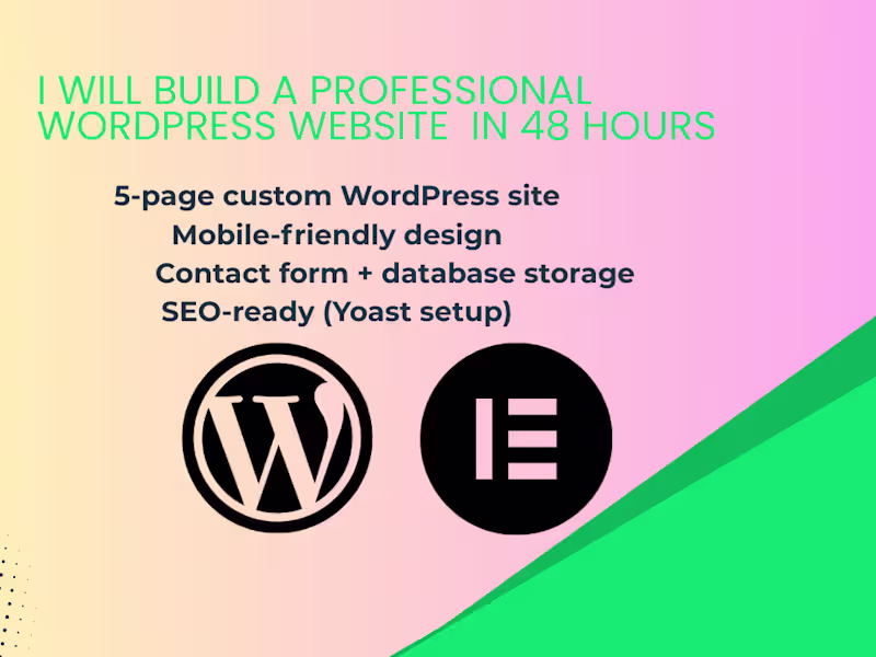 Cover image for Custom WordPress Website Design & Development Expert